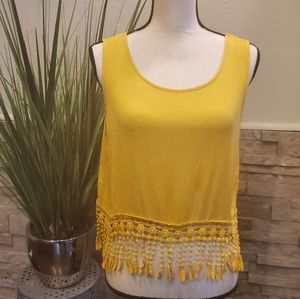 Ambiance Yellow Crop Top